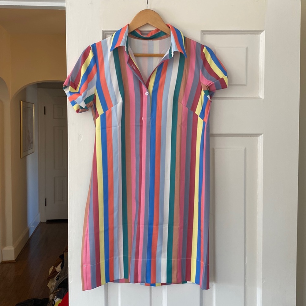 Colorful Collared Dress